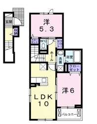 フェリア垣内の物件間取画像